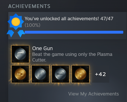 MrHoarfrost's tweet photo. We did it! I know it was a shorter stream, but I have some things I want to get done this weekend. Big thanks to everyone who stopped by during my self-inflicted suffering to beat Dead Space on Impossible using only one gun! Have a great weekend everyone! https://t.co/DE19onbZfR