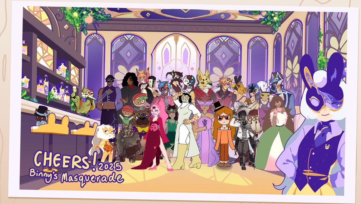 binoftweets's tweet image. This was one of the coolest events I've done in awhile, so many wonderful costume and mask designs as well. We took a picture to commemorate it.