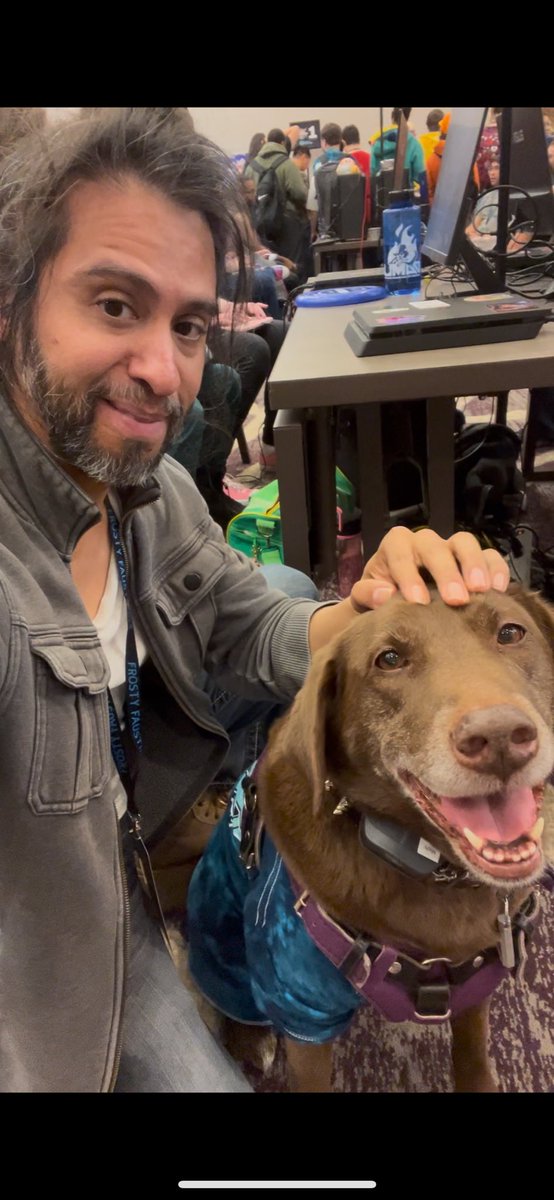 SouthpawRock_'s tweet photo. Believe it or not I had a canine’s help this time around 🐕 🐶
Made it into Top 4 in #Windjammers2 thanks to this gorgeous dog her name is Mishi the Disc Dog of the Windjammers Community
Say hi!
#Kanvisto #Kanvistian #competition #FGC #DiscDog #FlyingPowerDisc
#FFXVII2025 https://t.co/MasJw8EJa9