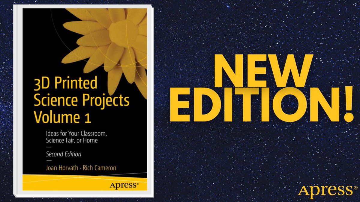 Apress (@apress) on Twitter photo π§ Unlock new science insights with customizable 3D printed models! Dive into the world of #3Dprinting with this updated edition from <a href="/JoanHorvath/">Joan Horvath</a> & Rich Cameron. Ideal for classrooms, science fairs, and home projects. π π #ScienceFair #STEMEducation
π ow.ly/Gskg50UFHU0 π§ Unlock new science insights with customizable 3D printed models! Dive into the world of #3Dprinting with this updated edition from <a href="/JoanHorvath/">Joan Horvath</a> & Rich Cameron. Ideal for classrooms, science fairs, and home projects. π π #ScienceFair #STEMEducation
π ow.ly/Gskg50UFHU0