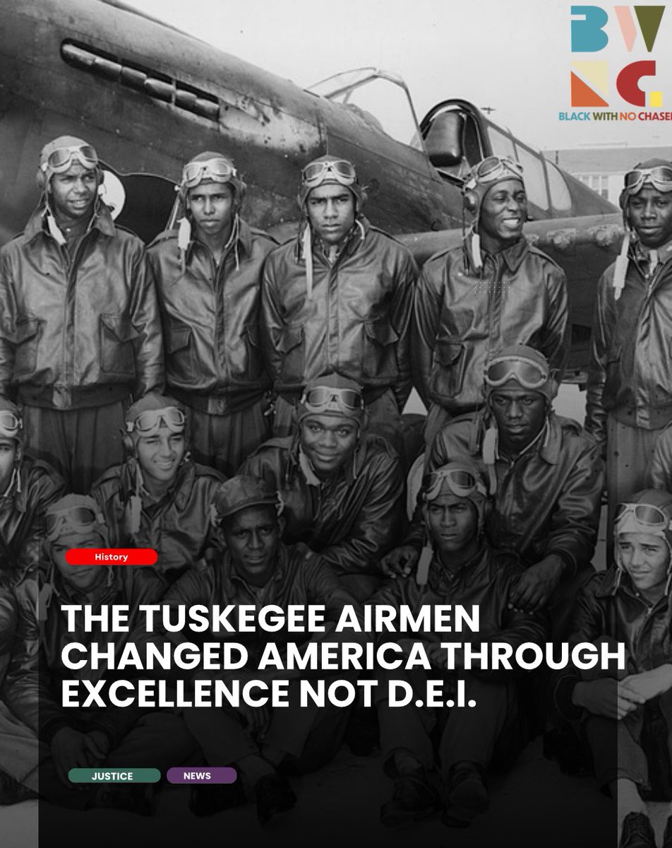The Tuskegee Airmen were far more than a diversity and inclusion initiative; they were a testament to excellence and determination in the face of systemic racism. These men were not included in the U.S. military as a gesture of equity—they had to fight for the opportunity to