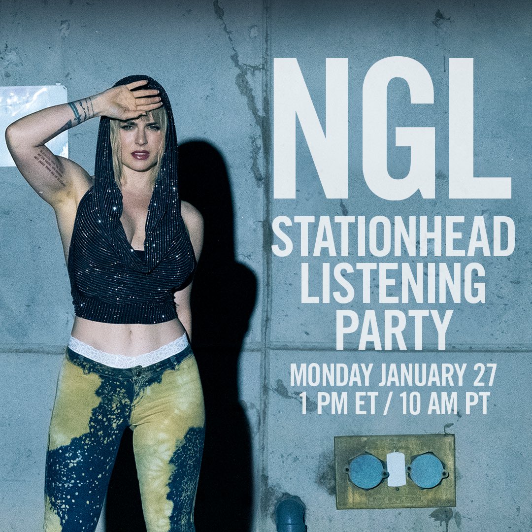 iamjojo's tweet image. Join the NGL @STATIONHEAD listening party with me on Monday! share.stationhead.com/IyEz3QmuTfE