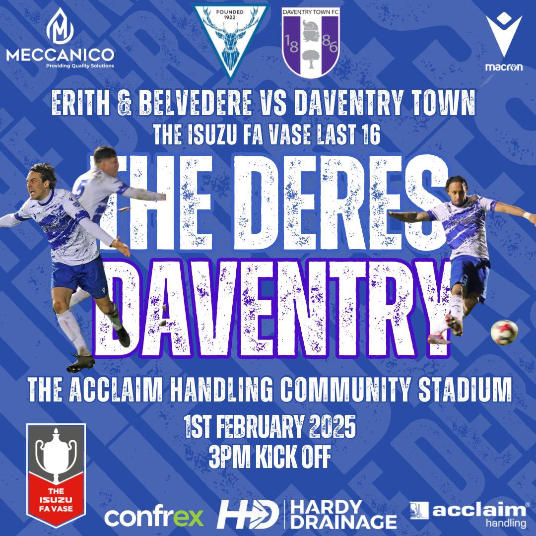 Not the result we wanted today but still right in the hunt for them play offs <a href="/EBTheDeres/">Erith & Belvedere FC</a> we move on to a MASSIVE game next week in the 5th Round of the FA Vase - let’s pack PVR - <a href="/wellingunited/">Welling United FC</a> fans we could do with your help 🙌❤️⚽️ <a href="/ksnfootball/">Kent Football News</a> <a href="/KentishFootie/">KentishFootball</a> <a href="/NewsShopper/">News Shopper</a>