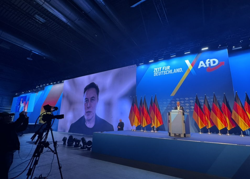 Musk: gegen Schuldkult und Multikulti

🟥 Was für ein Knalleffekt. Ich bin gerade auf der Akademie in Schnellroda. Musks Auftritt begeistert hier auch viele. Der Unternehmer schaltete sich live zur AfD-Wahlveranstaltung in Halle zu. Seine Botschaft an das Deutsche Volk ist ebenso