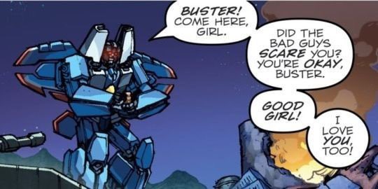 electrochairr's tweet photo. God bless whoever made thundercracker a dog dad this is truly the best thing to even happen to a transformers character ever https://t.co/0idivjvGmT