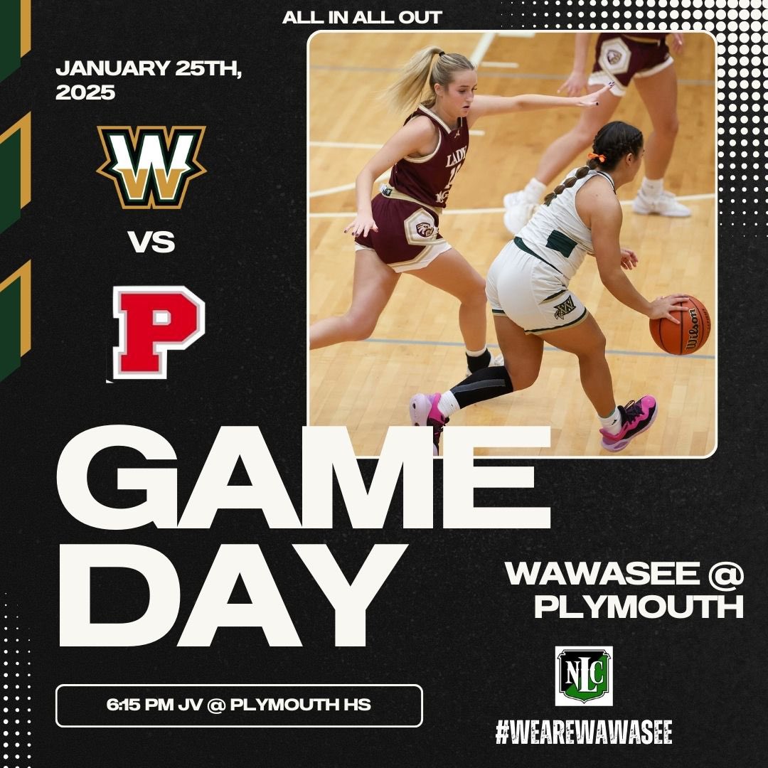 WawaseeGBB's tweet photo. 🏀 GAME DAY 🏀

🆚: Plymouth 
🗓️: January 25th, 2025
⏰: 6:15 pm JV
📍: Plymouth High School

#allinallout #WeAreWawasee https://t.co/xIkZg8EqXD