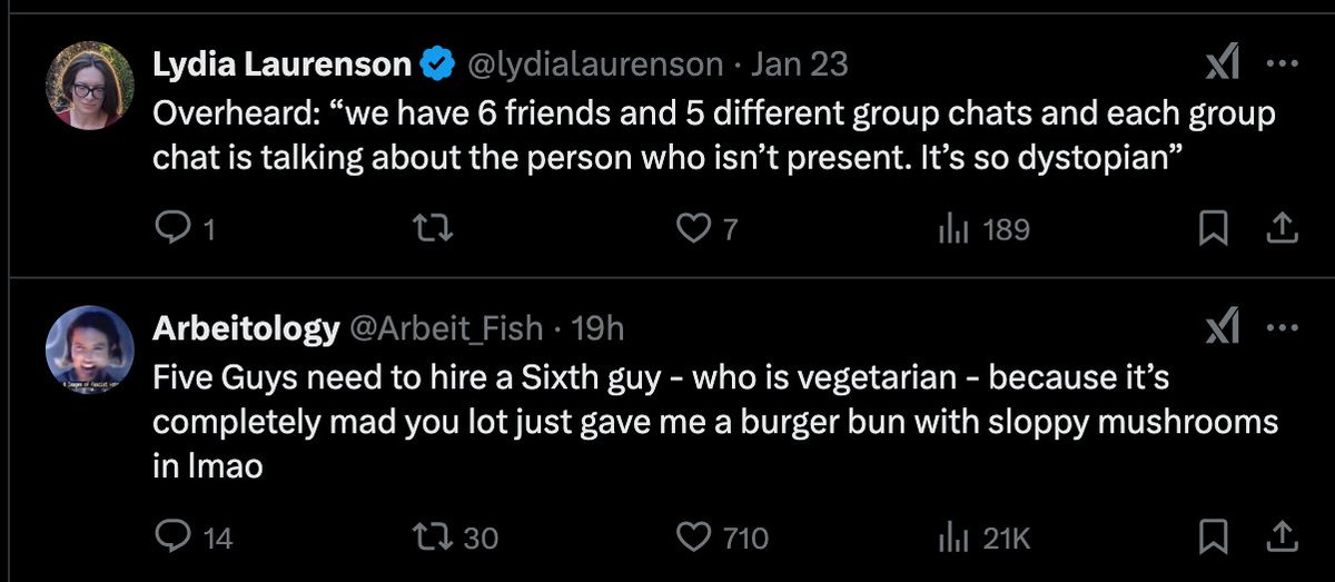sometimes the For You tab still comes up with an extremely funny juxtaposition