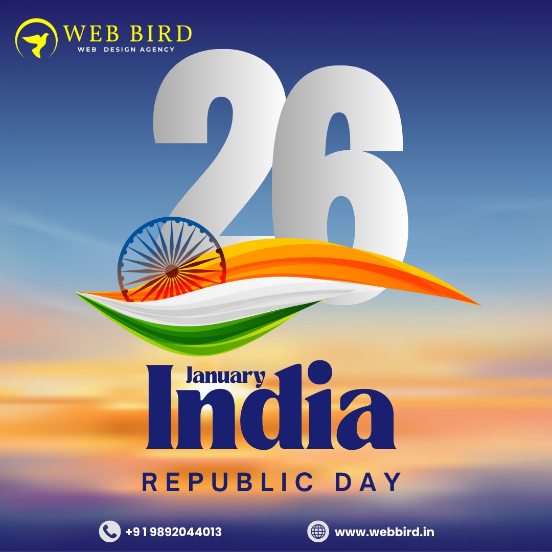 webbirdind's tweet image. Celebrate Republic Day with a website that represents your brand&apos;s true spirit! 📷 We design stunning, high-performance websites for businesses and e-commerce brands to turn visitors into loyal customers. Let&apos;s build a digital legacy together!
#WebDesignMumbai