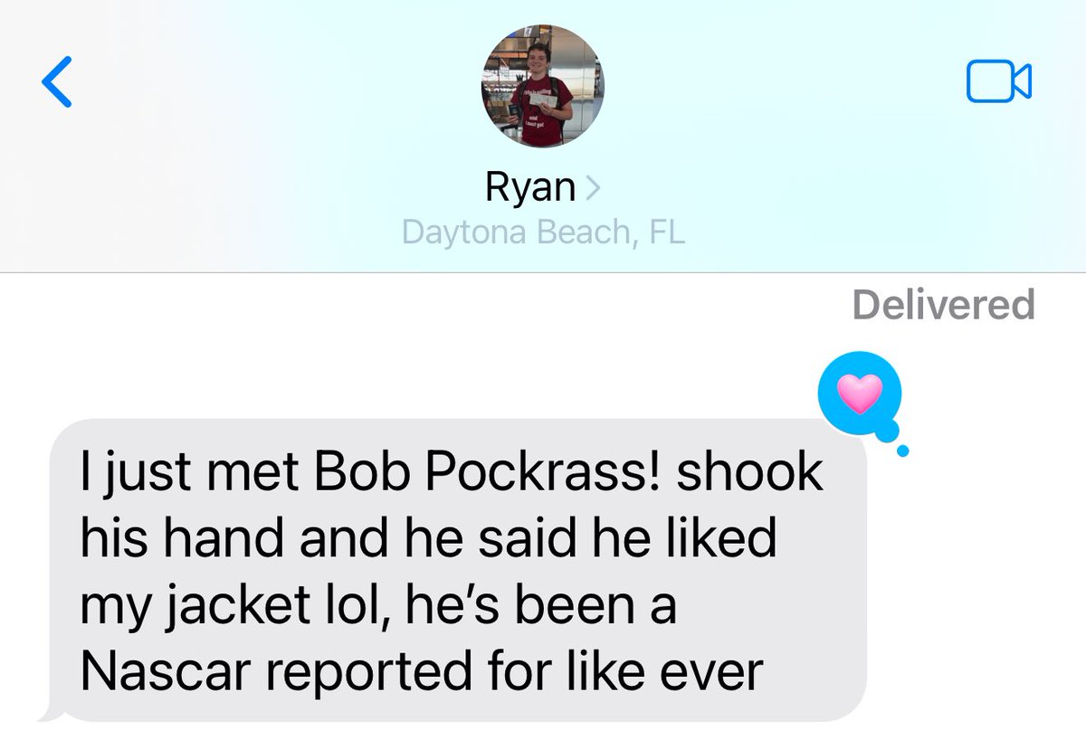 Wenzel0232's tweet photo. @bobpockrass You just made his day! Thanks. 🏁 https://t.co/XEhRqZLUvp