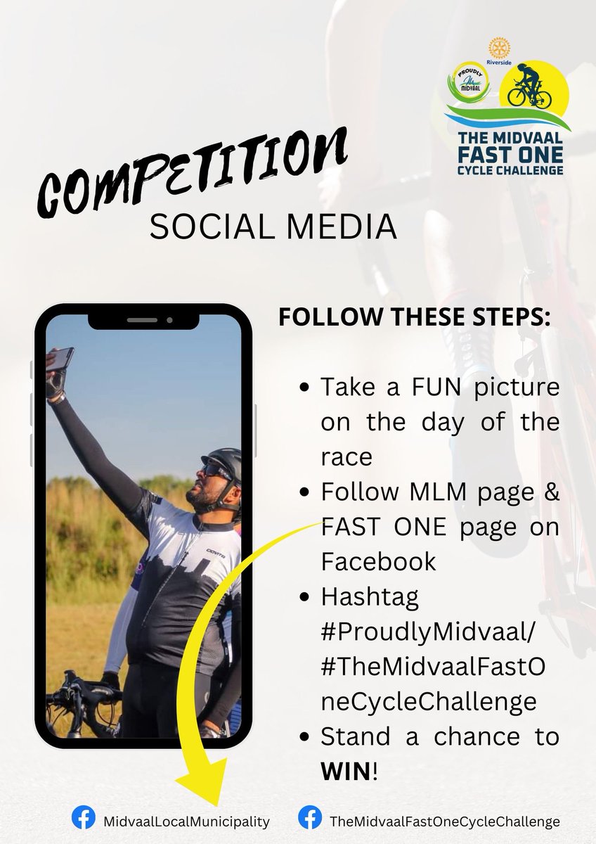 All the best to the riders tomorrow #CCL <a href="/FastOneCycle/">The Midvaal Fast One Cycle Challenge</a> #crankitforccl #fastonecyclechallenge #rubbersidedown #ridesafe