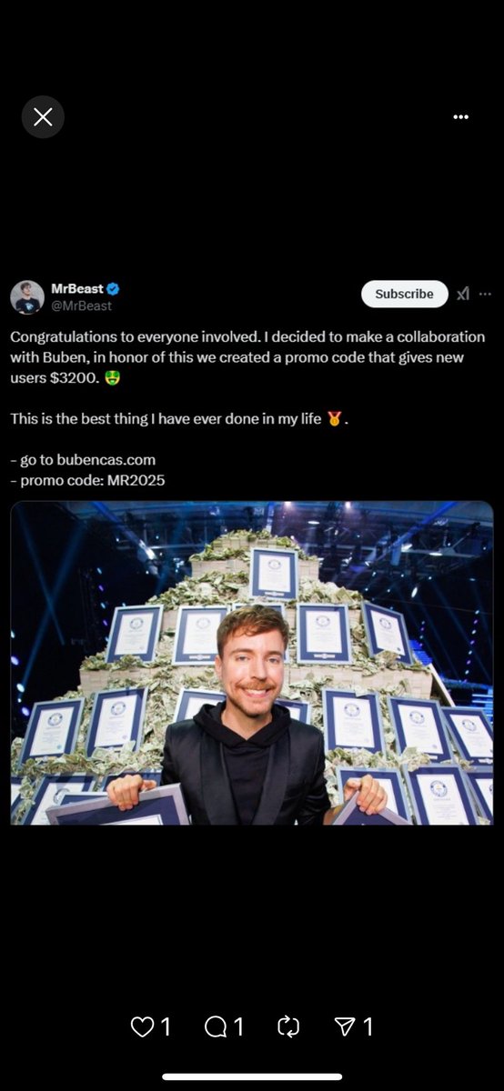 mchase1022's tweet photo. @MrBeast Is this real ? I’m poor and need that $3200 https://t.co/4j4wAu0mvx