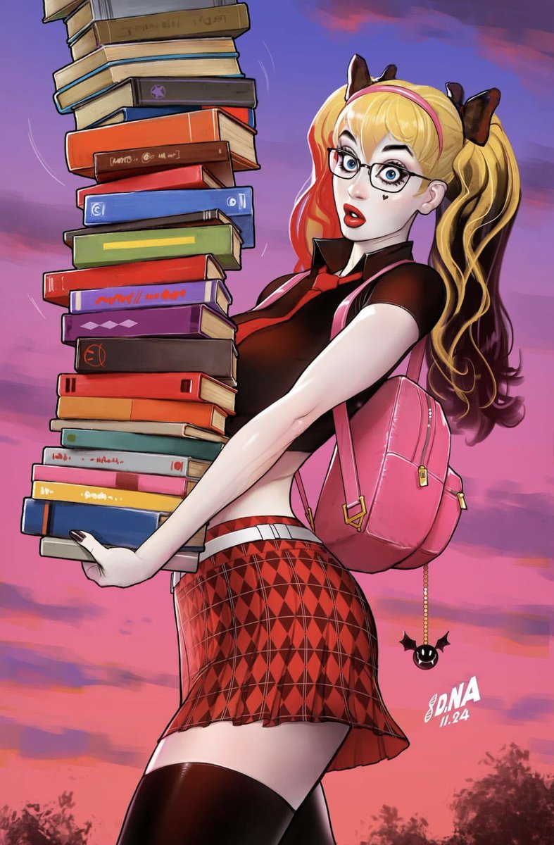 Harley Quinn #50 Variant Cover by David Nakayama