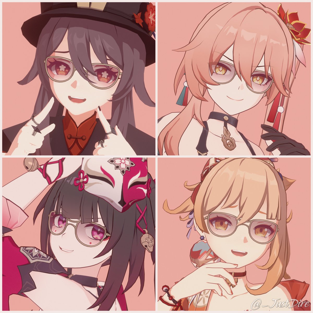 🕶️
#yoimiya #guinaifen #hutao #sparkle #原神 #スターレイル