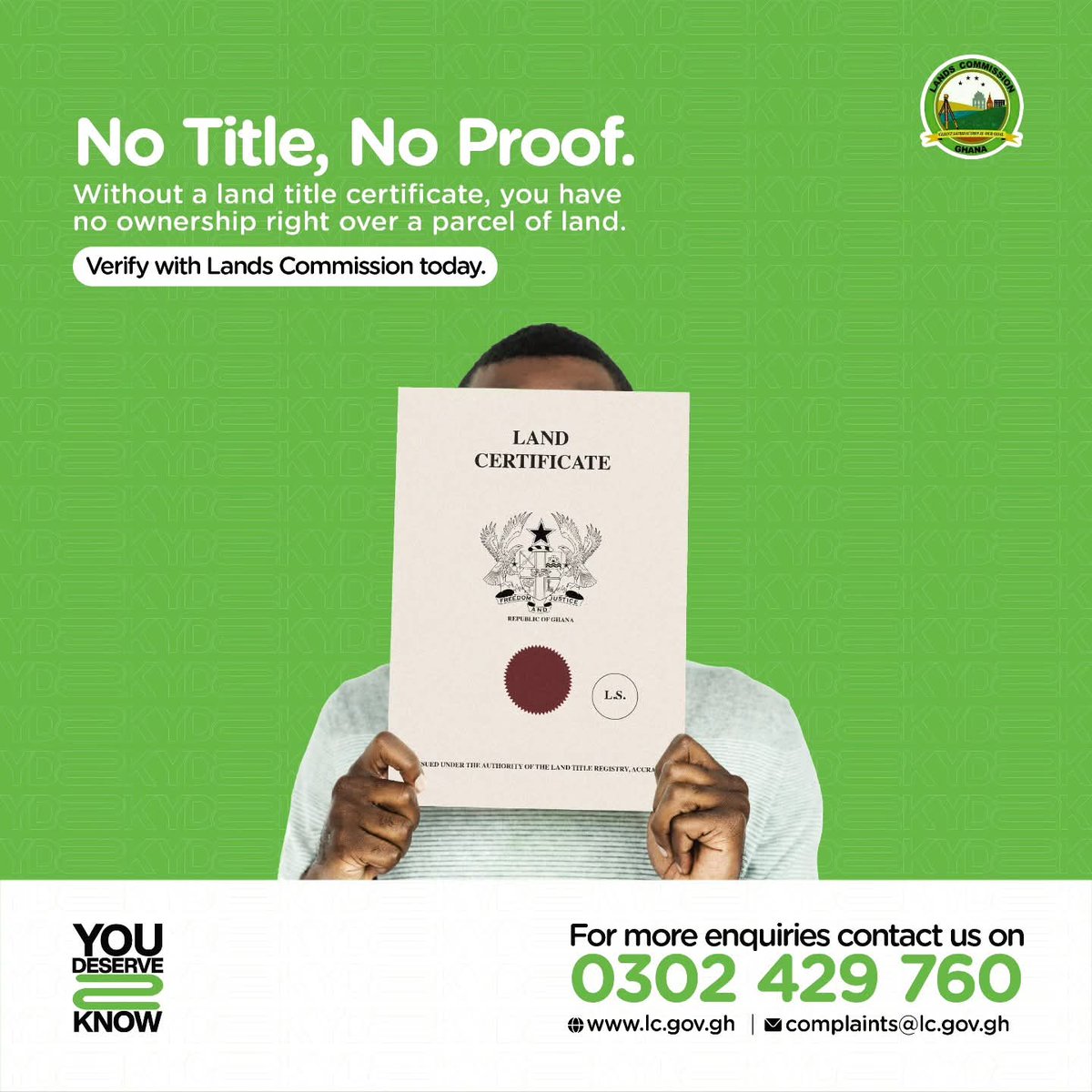 Lands Commission - Ghana tweet media