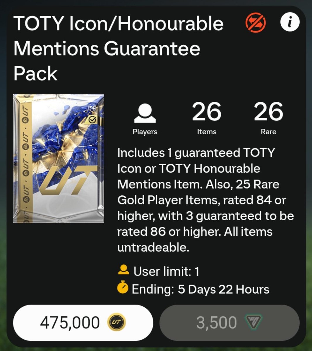 Fifa Lime - FUT Trader (@fifa_lime) on Twitter photo 🚨 Who wants to open this pack?
Guaranteed TOTY Icon or Honorable Mention 🔵⚪️
I'll choose a lucky winner! 🍀
Like 💚
Follow me and <a href="/FutXpert/">FUTXPERT - FUT CHAMPIONS SERVICES</a> ✅️
Comment your platform ⬇️ 🚨 Who wants to open this pack?
Guaranteed TOTY Icon or Honorable Mention 🔵⚪️
I'll choose a lucky winner! 🍀
Like 💚
Follow me and <a href="/FutXpert/">FUTXPERT - FUT CHAMPIONS SERVICES</a> ✅️
Comment your platform ⬇️