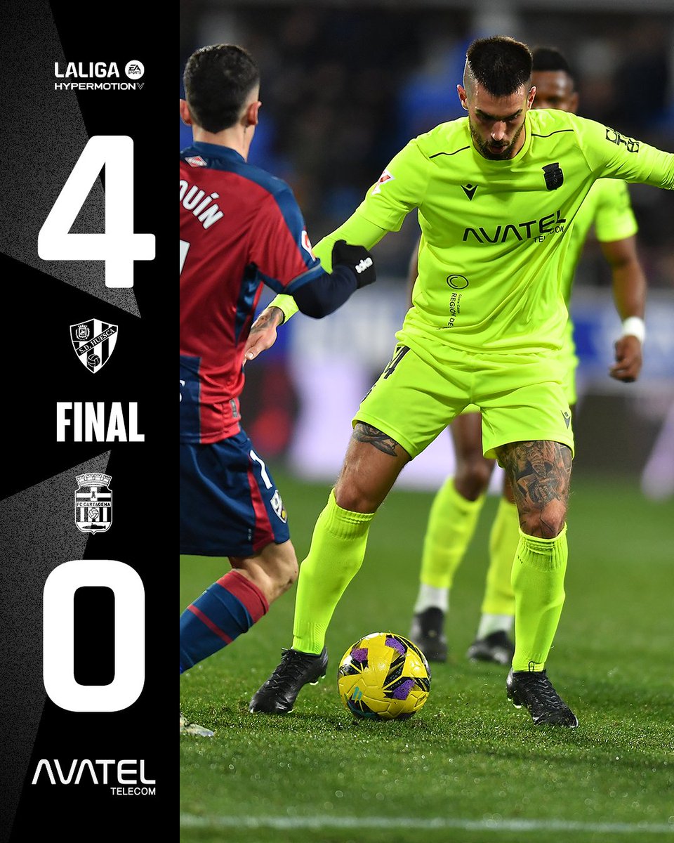 FINAL | 4-0
#HuescaCartagena