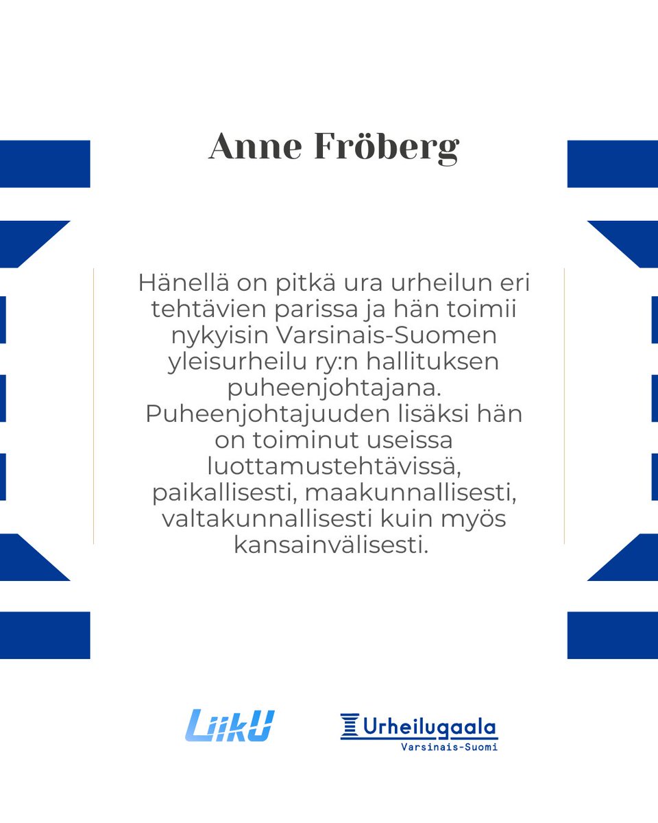 ✨ VEIKKAUKSEN RESPECT -PALKINTO - ANNE FRÖBERG ✨ Suuret onnittelut Annelle! <a href="/veikkaus_fi/">Veikkaus</a> #vsug #varsinaissuomenurheilugaala #liikuntaelämäntavaksi