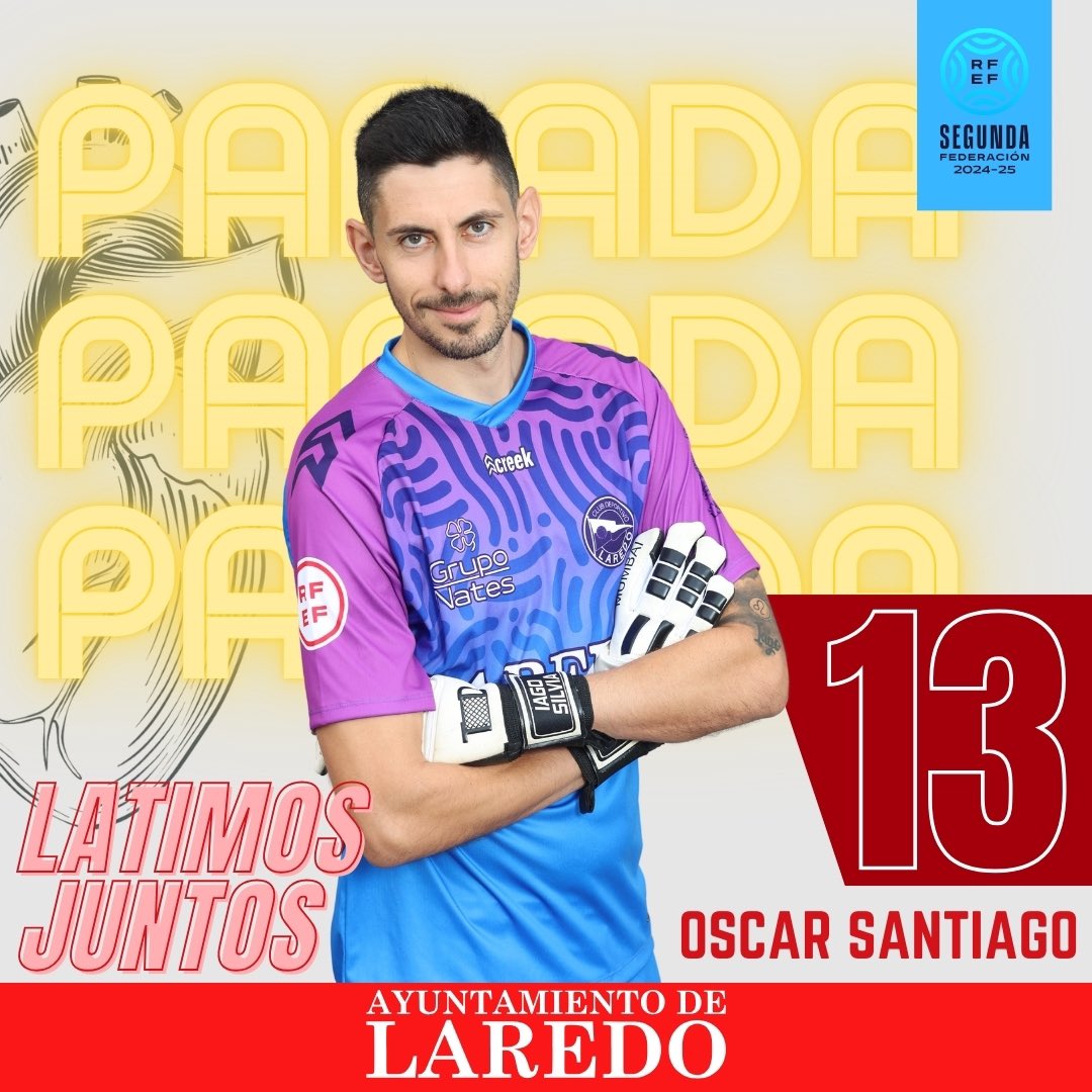 ⏱️ 90' | CDL 2 - 1 RAC |

Paradón de Óscar Santiago para evitar el empate.

#SegundaFederación