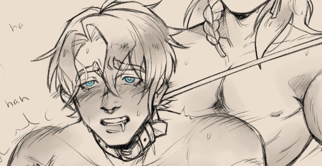 reposting bc i posted the last one at 1am but here's a sneak peak of mydei n phainon, full img &amp; more at <a href="/phoenxxxart/">☆ Jake ☆ 🔞</a>