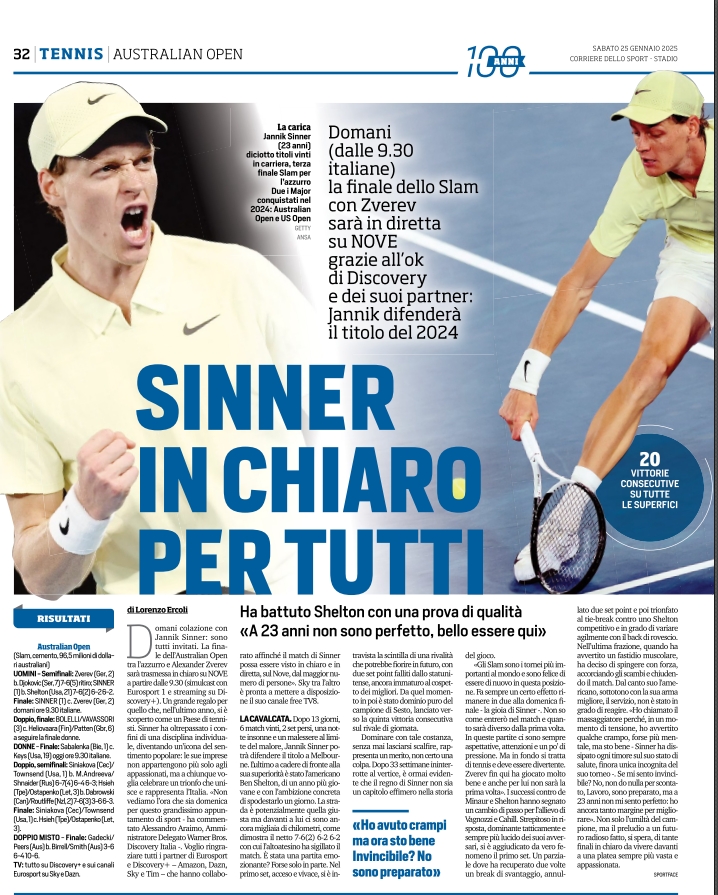 Frank201410's tweet photo. Aspettando domenica -12 ore
#LorenzoErcoli #PietroCorso #MarcoDiNardo @Alenize82
@CorSport 25/01/2025
#Jannik #Sinner @janniksin @AlexZverev #Zverev
#SinnerZverev @AustralianOpen #australianopen2025 #AO2025
@sinneristi1 @calligaro87614