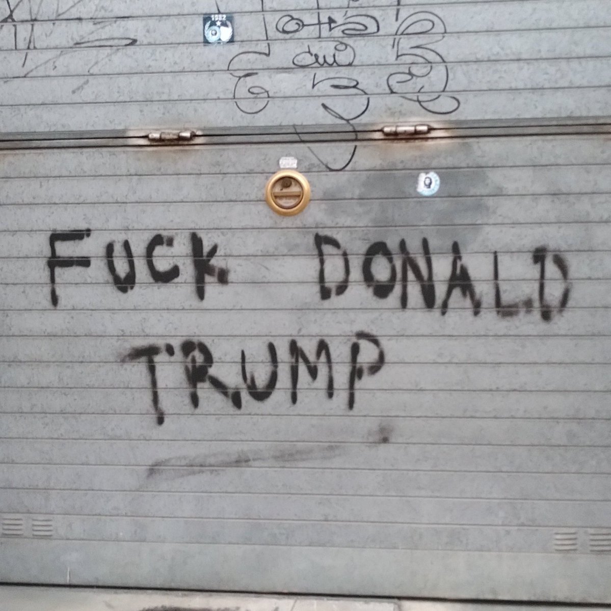 "FUCK DONALD TRUMP" Vic 2025. #guixadesvigatanes #vic #osona