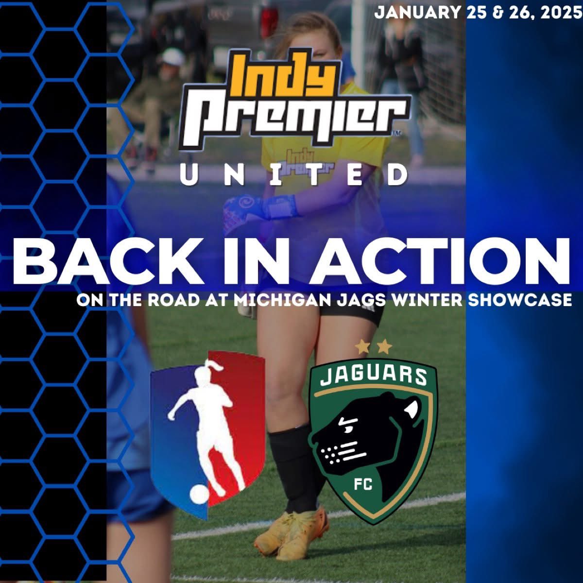 We walked away with a 5-0 SHUTOUT in our first game of the MI Jags Winter Showcase vs Liverpool 09G ECNL… keep it up girls! <a href="/indypremunited/">Indy Premier United GA</a> <a href="/GAcademyLeague/">Girls Academy</a> <a href="/ImYouthSoccer/">ECNL/GA/Recruiting/College Soccer</a> <a href="/ImCollegeSoccer/">College Soccer Truth ™</a> <a href="/TheSoccerWire/">SoccerWire</a> <a href="/PrepSoccer/">Prep Soccer ⚽️</a> <a href="/CampShutout/">Camp Shutout GK Training</a>  #GirlsAcademy