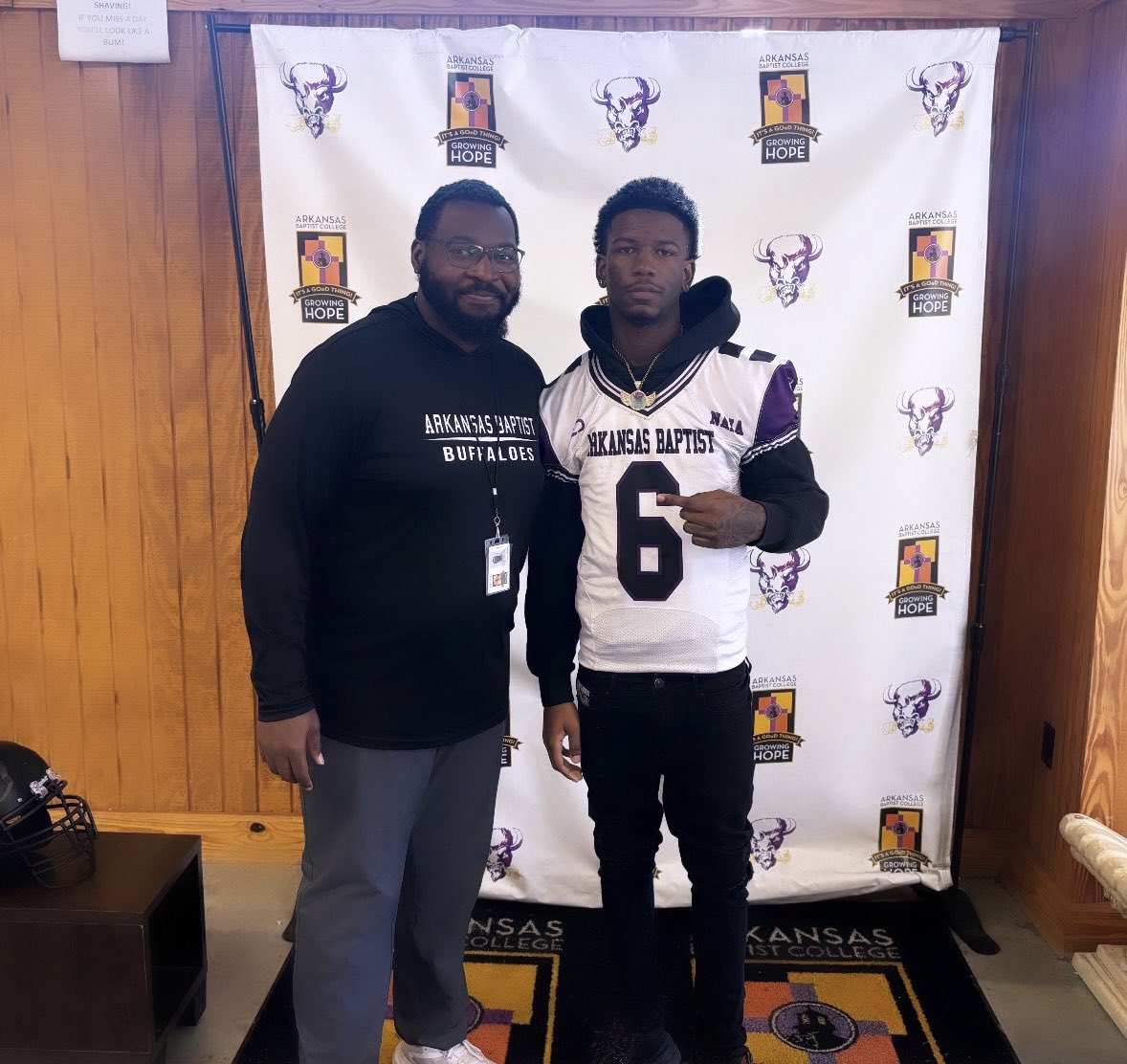 Braylon “Braylo” Stigger (@brayloisheem) on Twitter photo #AGTG After A Great Conversation with <a href="/coachbailey_abc/">Ashdone Bailey</a> im blessed to receive a offer from Arkansas Baptist College🦬💜 <a href="/PBZebrasFB/">Zebra Stripes</a> <a href="/ArkansasFBFan94/">ArkansasRazorbackRecruitingUpdates</a> <a href="/RickeyBrownJr3/">Coach Brown, CSAC</a> <a href="/CoachMike2Will/">Coach Mike Will</a> <a href="/JtheNupe/">J.Anderson</a> <a href="/AState7V7/">AStateSteelers7V7</a> <a href="/ARPrepSports/">Arkansas Prep Sports</a> <a href="/duckedoffjojo/">Coach Jordan</a> <a href="/EarlGill10/">Earl Gill</a> <a href="/bench424nmore/">Mark Gibson</a> #AGTG After A Great Conversation with <a href="/coachbailey_abc/">Ashdone Bailey</a> im blessed to receive a offer from Arkansas Baptist College🦬💜 <a href="/PBZebrasFB/">Zebra Stripes</a> <a href="/ArkansasFBFan94/">ArkansasRazorbackRecruitingUpdates</a> <a href="/RickeyBrownJr3/">Coach Brown, CSAC</a> <a href="/CoachMike2Will/">Coach Mike Will</a> <a href="/JtheNupe/">J.Anderson</a> <a href="/AState7V7/">AStateSteelers7V7</a> <a href="/ARPrepSports/">Arkansas Prep Sports</a> <a href="/duckedoffjojo/">Coach Jordan</a> <a href="/EarlGill10/">Earl Gill</a> <a href="/bench424nmore/">Mark Gibson</a>