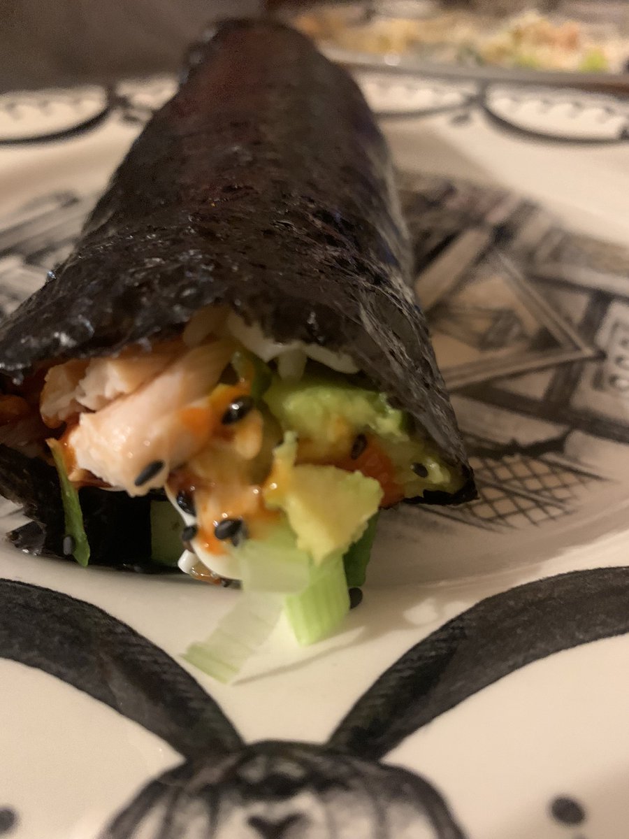 Somewhere between sushi and a burrito is dinner

..or burrushi 😋