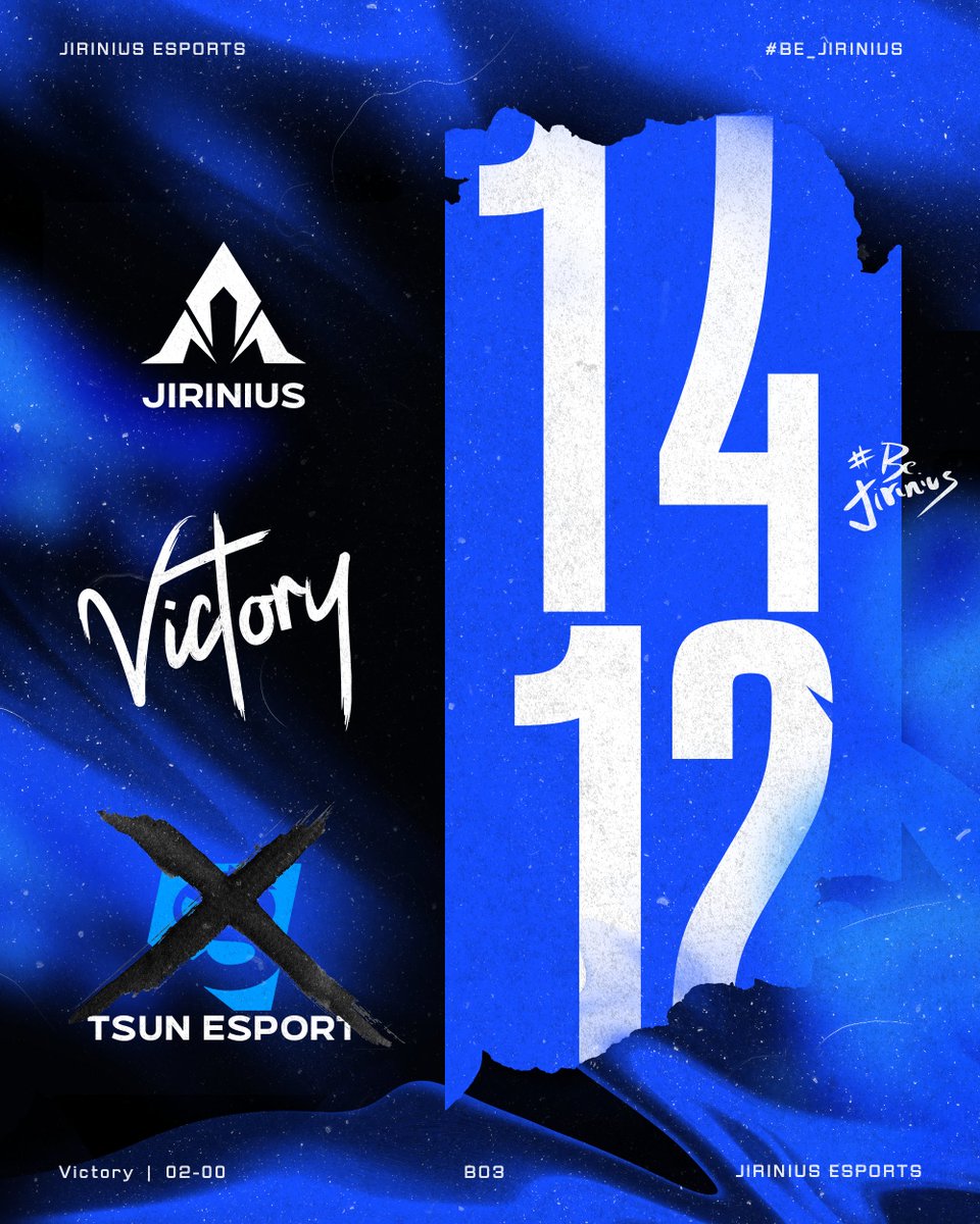 🔥 VICTOIRE ! 🔥

On remporte notre premier match 14-12 contre <a href="/TsunEsport/">Tsun</a> 
Merci pour votre soutien ! 💙

📅 Prochain rendez-vous à 21h pour le 2e match, soyez prêts ! 🕘
#BEJIRINIUS #VALORANT