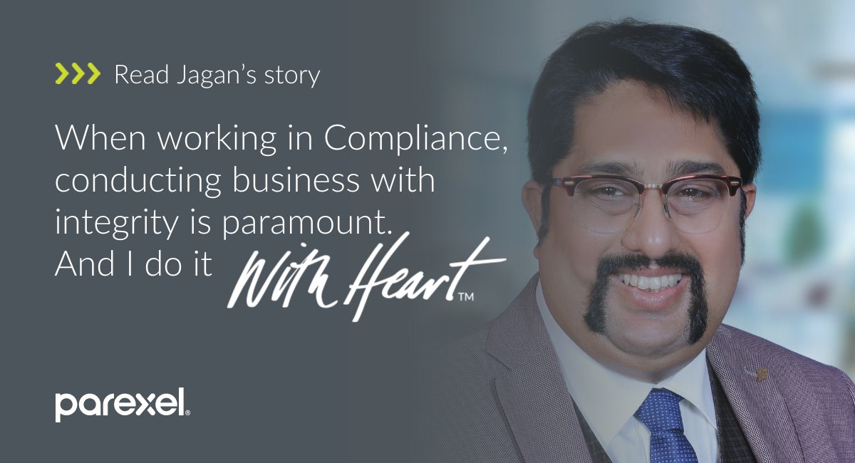 Meet Jagan Nanduru, our India Assistant Compliance Officer at Parexel. Discover how integrity and support have shaped his inspiring journey. Dive into his story and insights. Integrity is our culture. Learn more: insde.co/ftvj