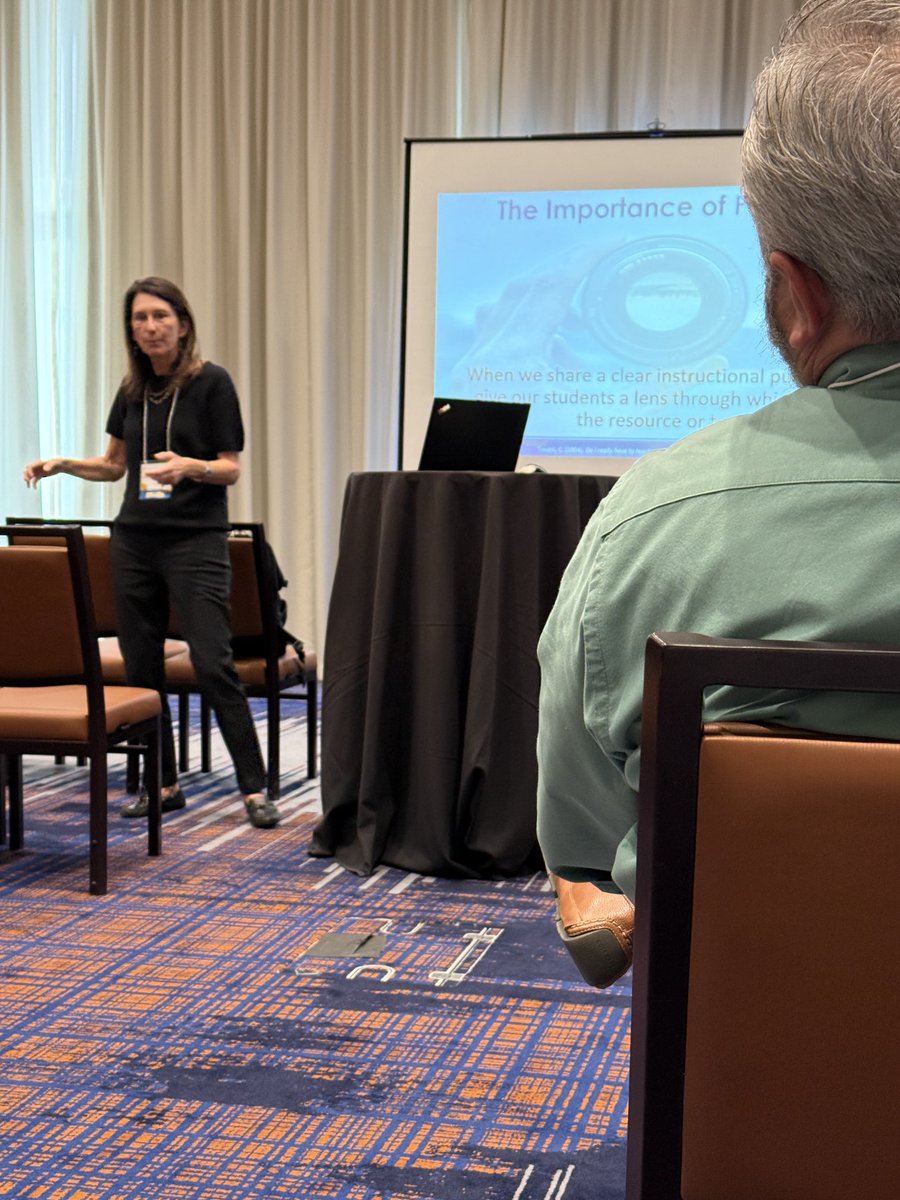 Great #SWCOLT session on using purpose in reading to increase proficiency! ⁦<a href="/swcoltorg/">SWCOLT</a>⁩