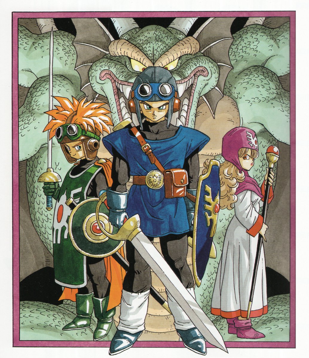 dqrivalsart's tweet image. Happy 39th Anniversary to Dragon Quest II