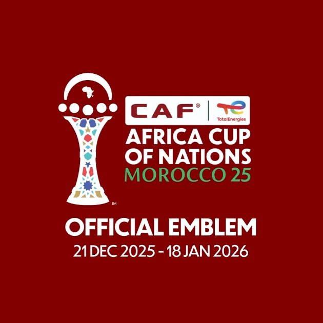 lnstantFoot's tweet photo. 🚨 OFFICIEL ! Voici le logo de la CAN 2025 qui sera organisée au Maroc ! 🇲🇦🤩 https://t.co/fX2LIF5gYM