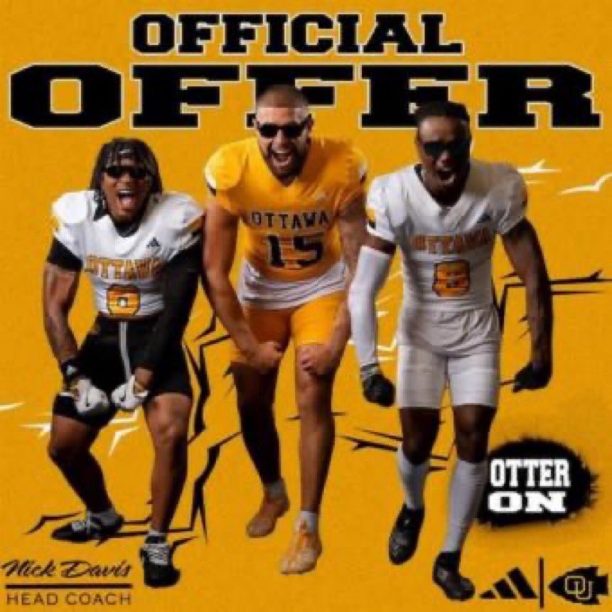 After a great conversation with <a href="/CoachNickDavis/">Nick Davis</a> I’m blessed to receive an offer from Ottawa university 
<a href="/garygutierrez68/">Gary Gutierrez</a> <a href="/JayMustangFB/">John Jay Mustang Football</a> <a href="/NISDJay/">John Jay High School</a> <a href="/NISDJaySEA/">John Jay SEA</a> <a href="/OttawaBravesFB/">Ottawa Braves Football</a>