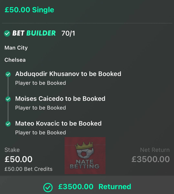 70/1 BOOOOOOOOOOOOOMMMMMM 💣✅

MY GROUP IS ONLY £4.99 FOR A MONTH, AND MY MEMBERS ARE MAKING THOUSANDS 😱

NO TIPSTER IS DOING IT LIKE THIS 💎

I'M GIVING £100 TO ONE PERSON! 🫡❤️

LIKE + REPOST TO ENTER ❤️♻️

REPLY WHEN DONE! 🤝

WINNER ANNOUNCED BELOW, IN MY FREE TELEGRAM ⤵️