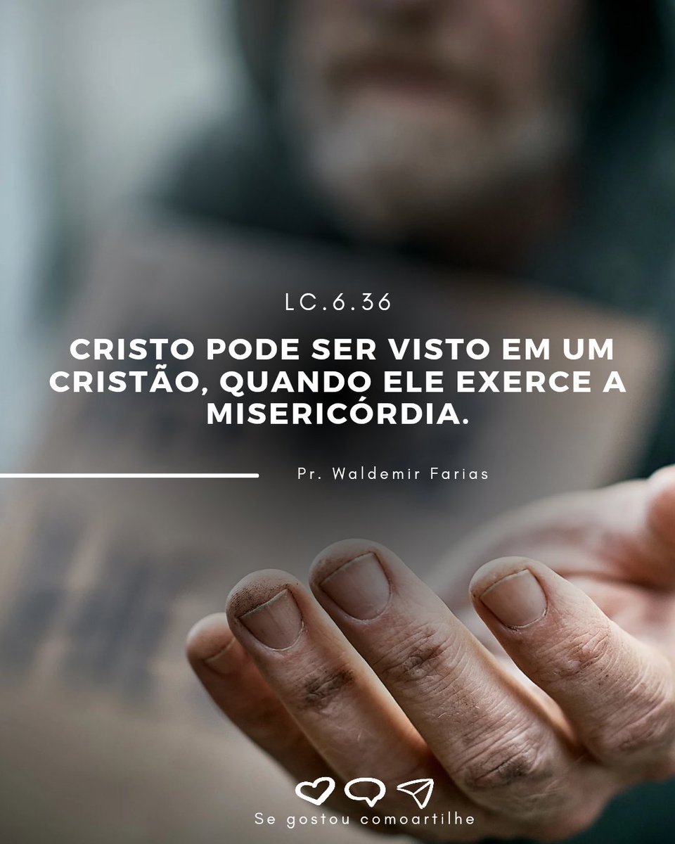 WALFARIAS's tweet photo. Lucas 6:36 ARC
[36] Sede, pois, misericordiosos, como também vosso Pai é misericordioso.

https://t.co/wSeBDlNoCy https://t.co/gy2FFrBW3m