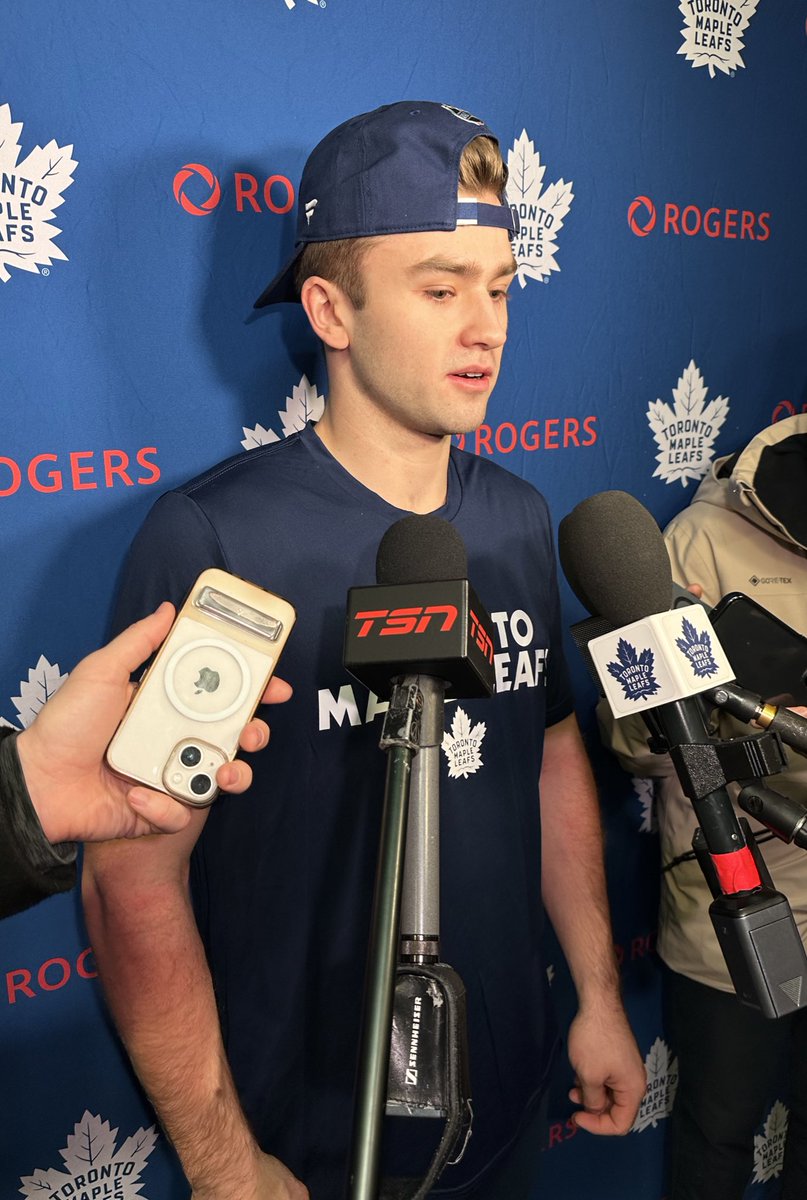 Leafs Jacob Quillan is making his NHL debut tonight - his family moved from Nova Scotia to Ottawa 5 years ago &amp; he had dinner at home last night with his parents.

The 22yr old spends his offseason’s training at Carleton &amp; said he watched his 1st NHL game at the CTC (#Sens vs
