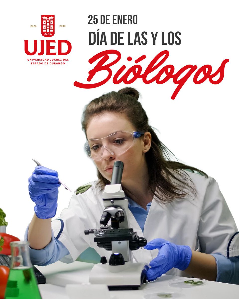 UJED_Oficial's tweet image. #UJEDTeFelicita ¡Muchas felicidades a todas las #Biólogas y #Biólogos!