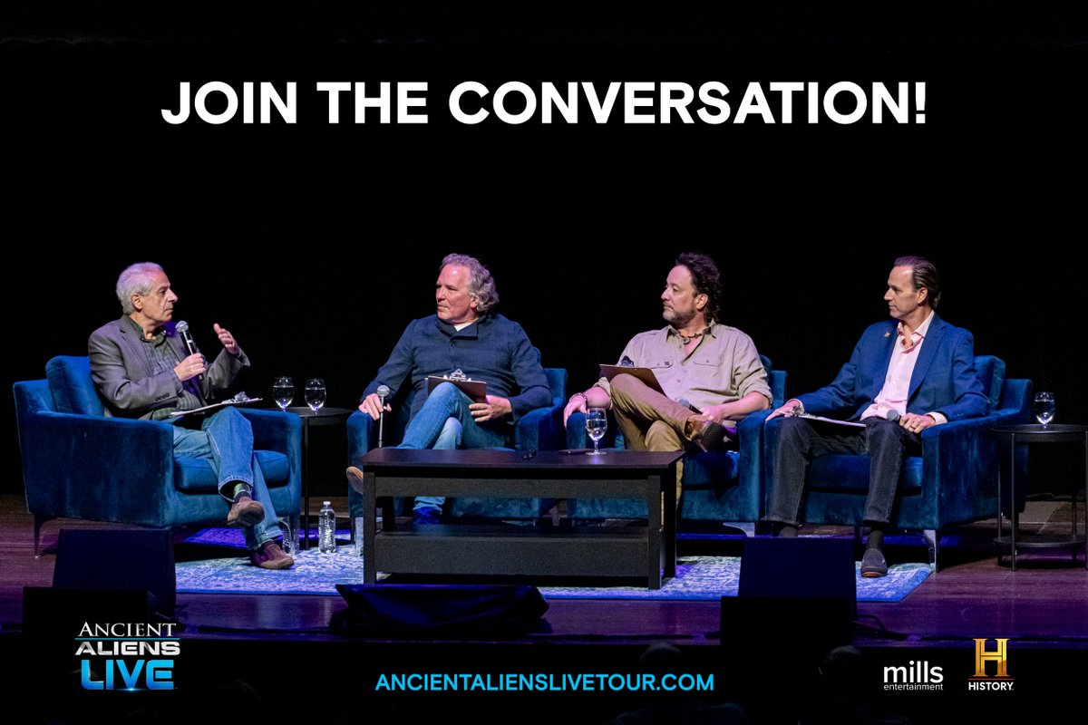 Come be a part of it! Secure your seat now by visiting ancientalienslivetour.com - trust me, you don't want to miss out on the opportunity to be a part of the Ancient Aliens community coming together LIVE!
