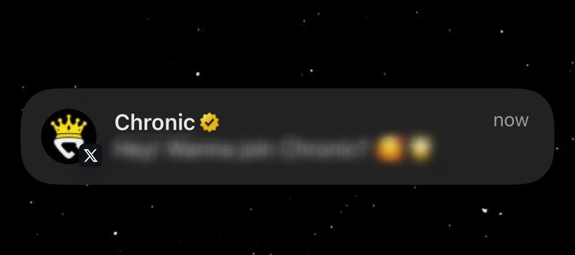 FRChronic's tweet image. First 2,000 people to interact get a DM from us… 👀