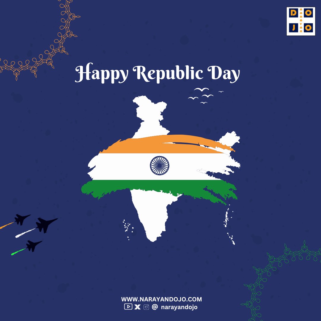 narayandojo's tweet photo. Empowering young minds to innovate for a brighter, tech-driven India!
🇮🇳 Happy Republic Day from NarayanDojo Stemclub!
#narayandojo #RepublicDay2025 https://t.co/J6ITmbo0Yv