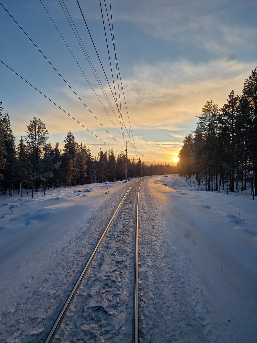 Passresa igår ner till Luleå, vädret var fantastiskt! 🤩