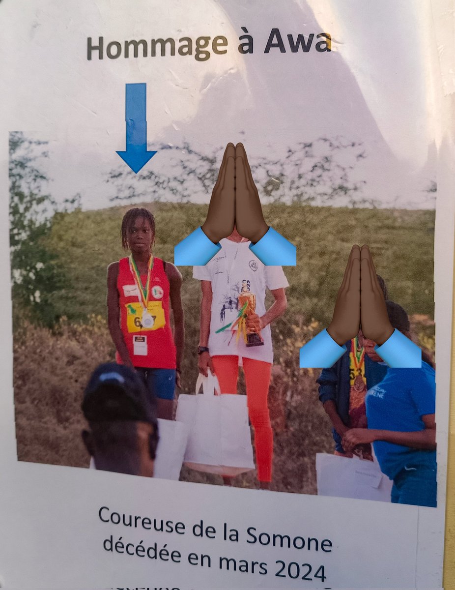 TheMandingMori's tweet image. Day 12 : 🙏🏿🕊️
Cette année je tenais particulièrement à finir cette édition pour rendre hommage à Awa, une jeune coureuse décédée.
Courir pour Awa c'est aussi courir avec son esprit et sa détermination, afin que son souvenir vive à travers chaque foulée. 
Yalla nala Yalla yërëm 🙌🏿