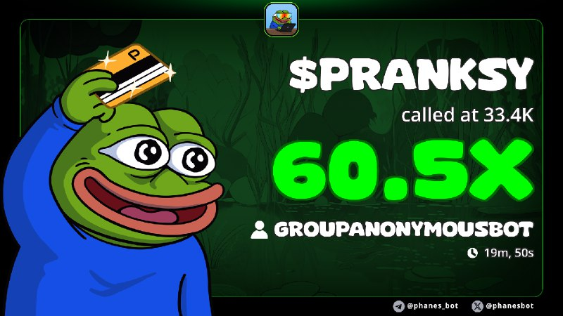 Just called it so early 🚀🚀
$pranksy