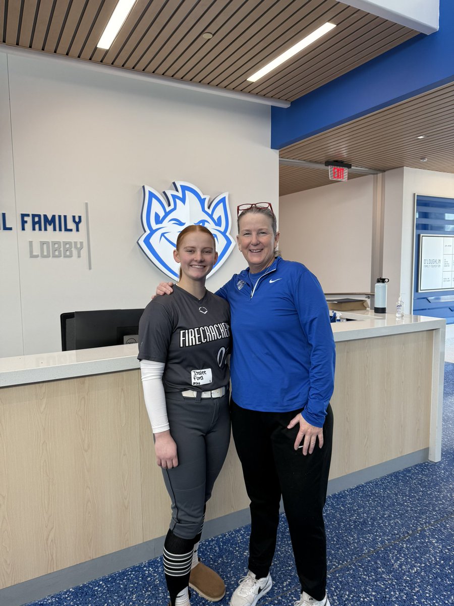 Thank you Coach Connoyer and the rest of SLU softball for the wonderful camp this morning! I greatly enjoyed being back on campus once again.   <a href="/CoachConnoyer/">Christy Connoyer</a> <a href="/SLUSoftball/">SLU Softball</a> <a href="/IL_Firecrackers/">Illinois Firecrackers 18U Adkins</a>