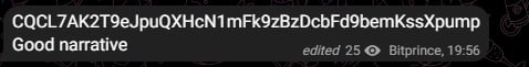 $GOD called at 170k mcap pumped to 1m, nice cheeky 6x 

CQCL7AK2T9eJpuQXHcN1mFk9zBzDcbFd9bemKssXpump

First 5 members get access to our alpha
t.me/+2wsy2a3Aw8plM…