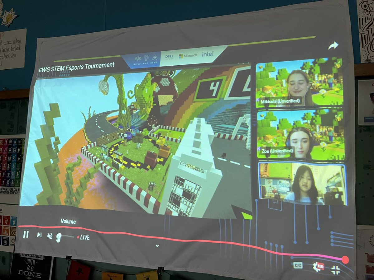 Building in #MinecraftEDU members in #GirlsWhoGame #Esports🎮
Team Constellations 🎉
Round 3

@mcm_msr <a href="/KatPapulkas/">Katina</a>
#STEM #GameOn #TransformEDU 
<a href="/DellTech/">Dell Technologies</a> <a href="/intel/">Intel</a> #MicrosoftEDU