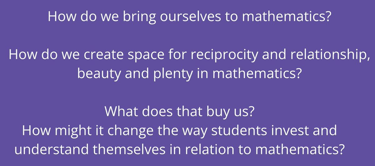 Elham Kazemi invites us to think about reciprocity and relationship with math and each other! <a href="/mathcuriosityK2/">nurturingmathcuriosity</a> 
Arizona Mathematics Educator Conference <a href="/uarizonaCRR/">The CRR</a> #uarizonaCRR #mead2025