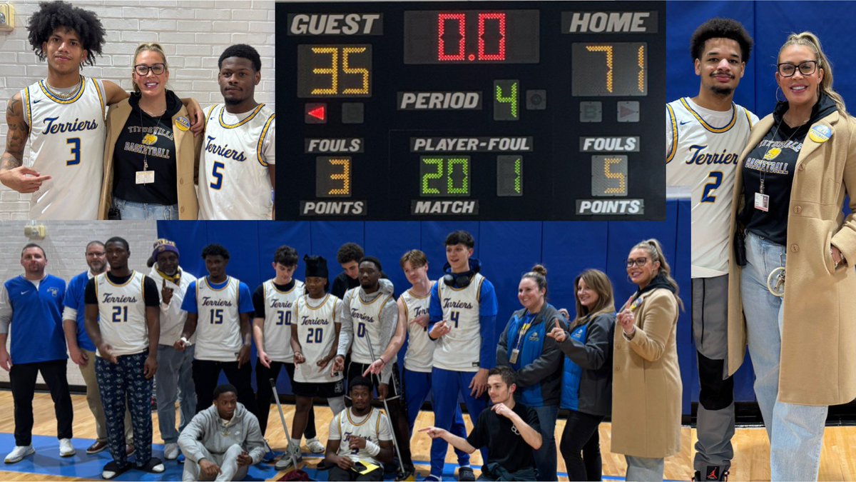 Jannette Connor, Ed.D. (@dr__connor) on Twitter photo Congratulations to our varsity boys basketball team for defeating Astronaut High last night. Proud to be a Terrier! 💙🏀💛 #thePACK #ourcity
<a href="/Coach_Kenny_/">Kenny Herbst</a> <a href="/_THSHOOPS_/">Titusville Boy’s Basketball</a> <a href="/RalphelJr/">Ralph Smith</a> <a href="/Tj5Brothers/">Tj Brothers</a> <a href="/getbucketscorey/">Corey Peterson</a> <a href="/TitusvilleHS/">Titusville High School</a> Congratulations to our varsity boys basketball team for defeating Astronaut High last night. Proud to be a Terrier! 💙🏀💛 #thePACK #ourcity
<a href="/Coach_Kenny_/">Kenny Herbst</a> <a href="/_THSHOOPS_/">Titusville Boy’s Basketball</a> <a href="/RalphelJr/">Ralph Smith</a> <a href="/Tj5Brothers/">Tj Brothers</a> <a href="/getbucketscorey/">Corey Peterson</a> <a href="/TitusvilleHS/">Titusville High School</a>
