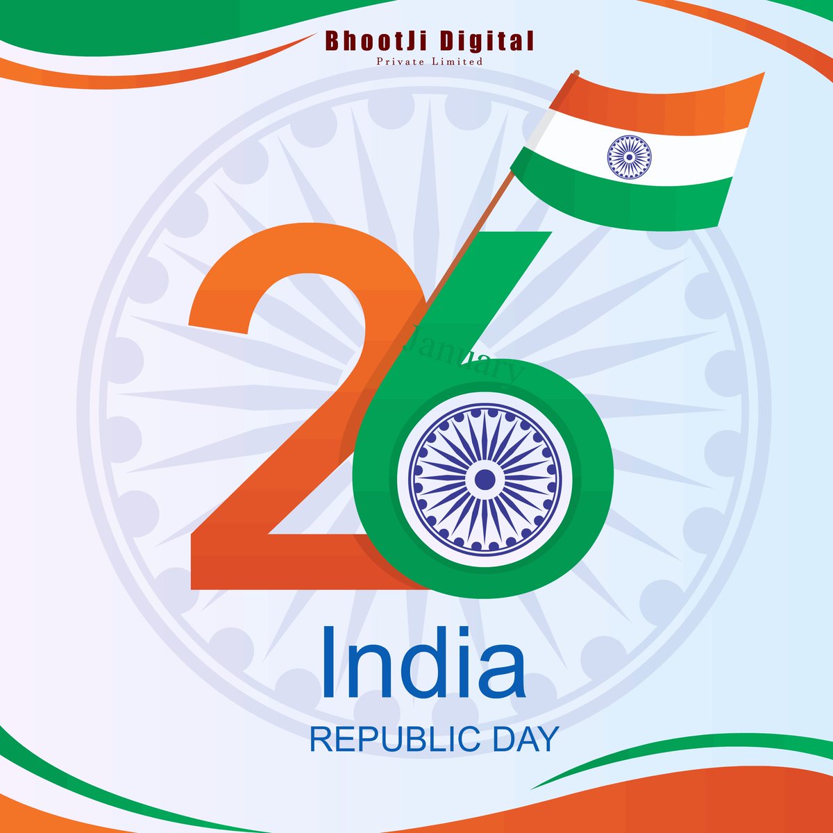 BhootJiDigital's tweet photo. Our Constitution is the foundation of our strength.
Let’s honor the sacrifices of our heroes by contributing to the nation’s growth.
Wishing you a Happy Republic Day! https://t.co/hlikjFAUDH